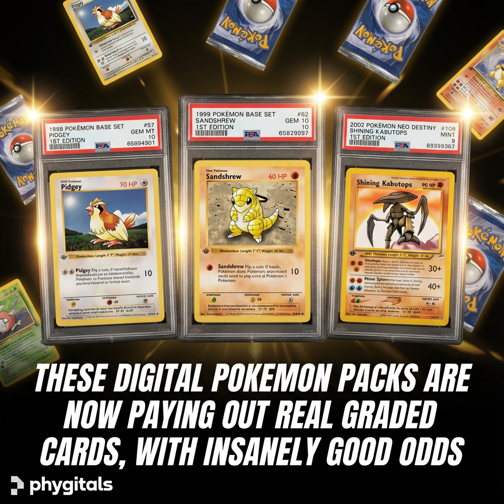 Phygitals Facebook ad