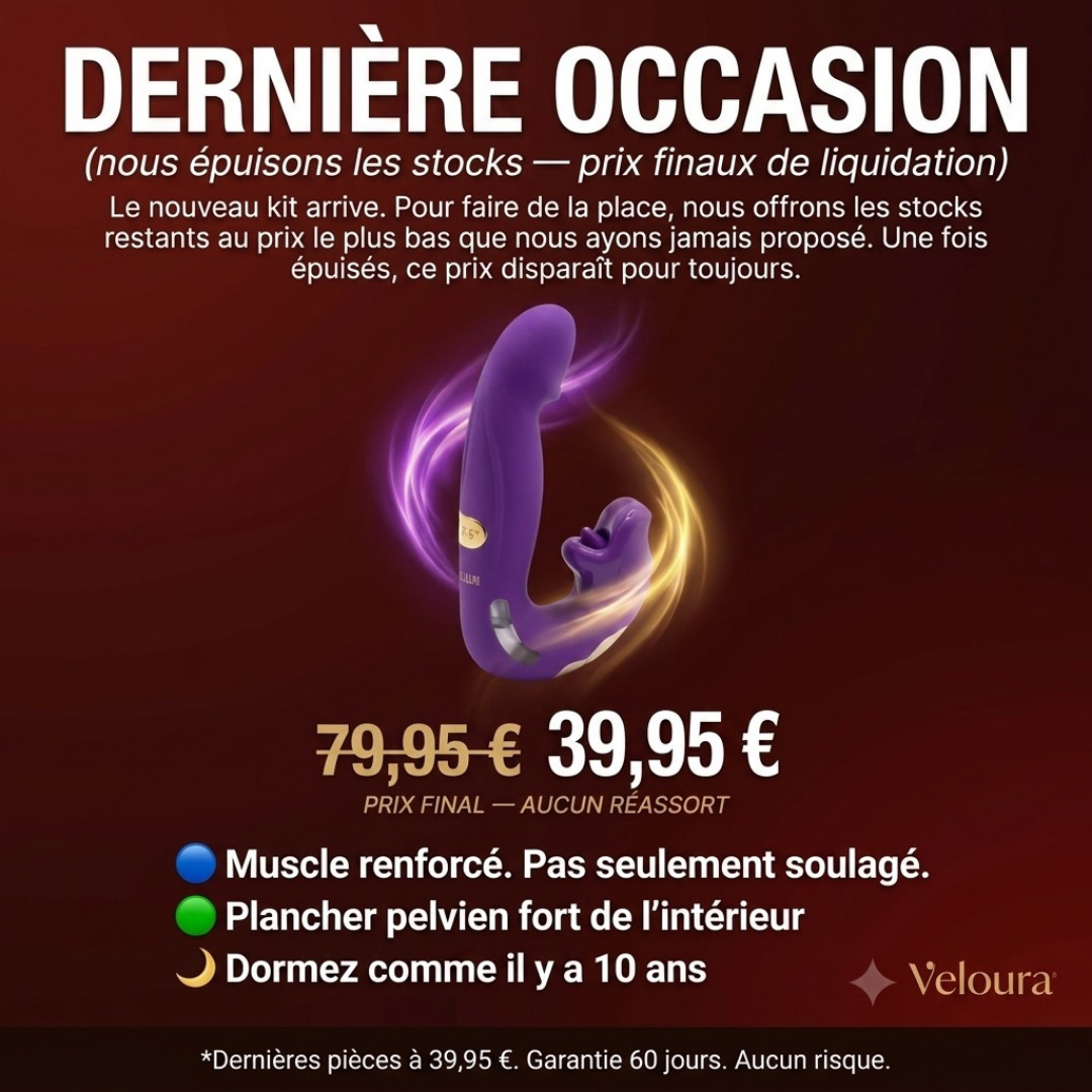 Femme Veloura Facebook ad: 96 % ne veulent pas revenir en arrière