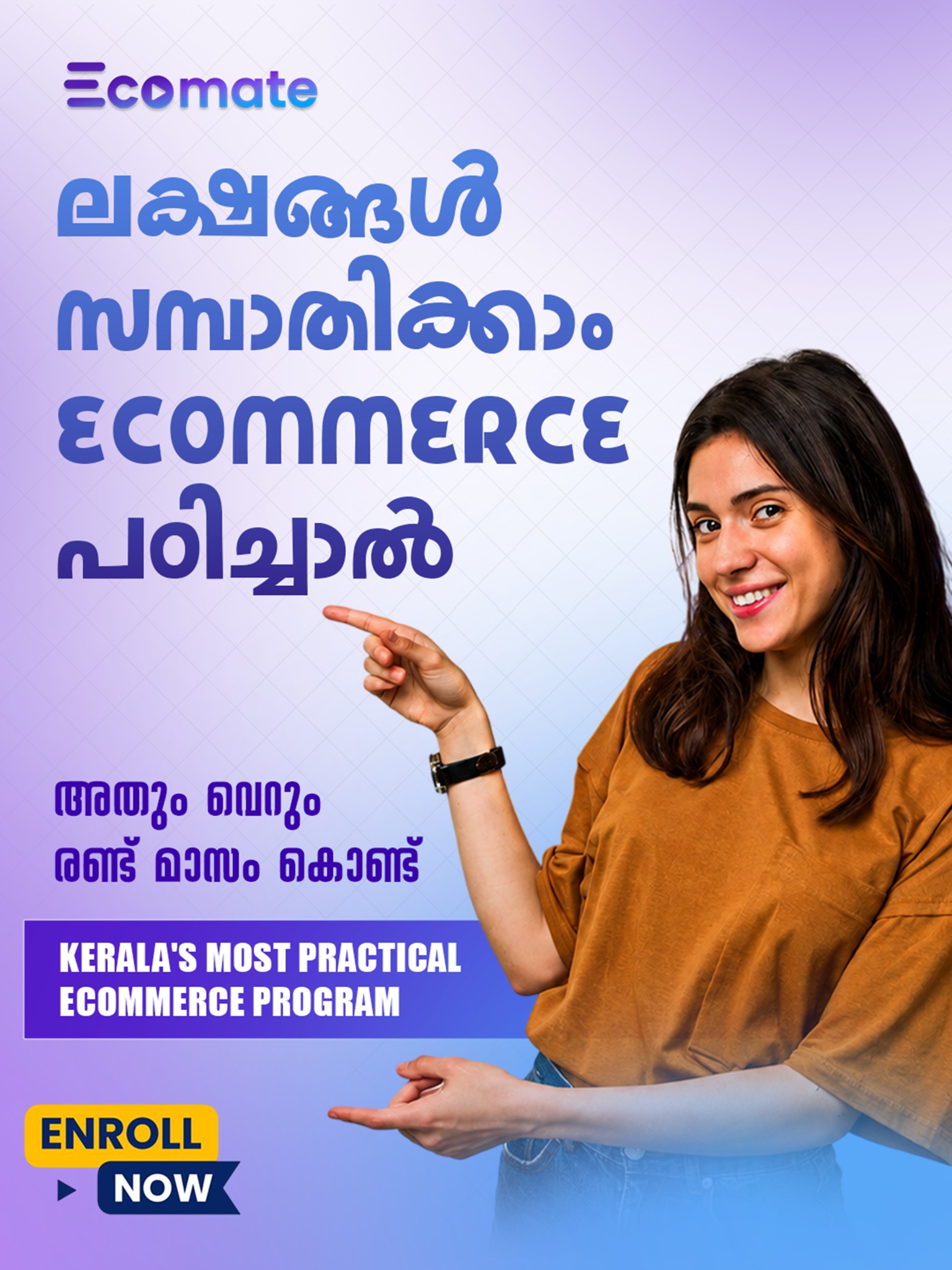 Ecomate Facebook ad: Join 2 months Online Ecommerce Program