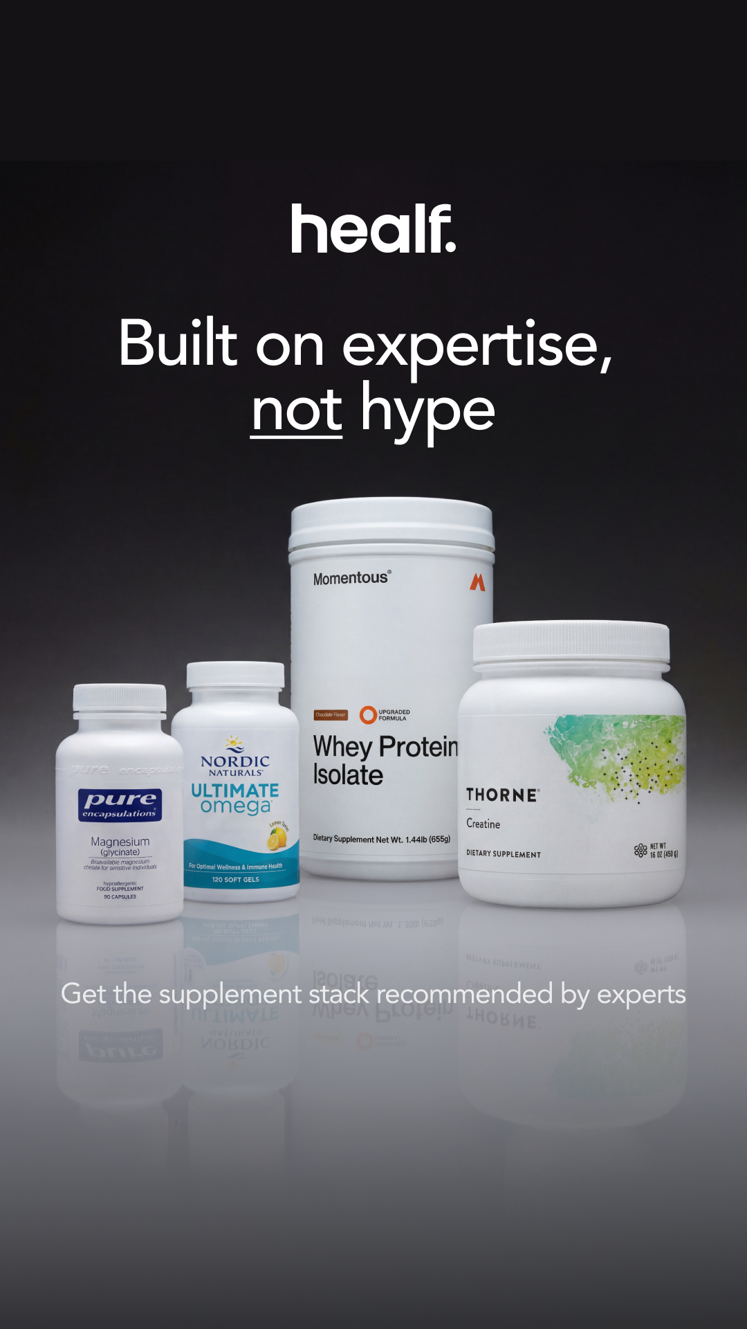 Healf. Facebook ad