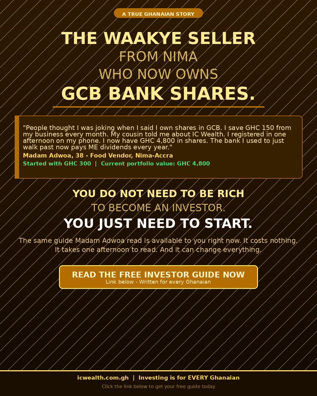 The Life Manual Facebook ad: Learn to invest in Ghana Stock Exchange