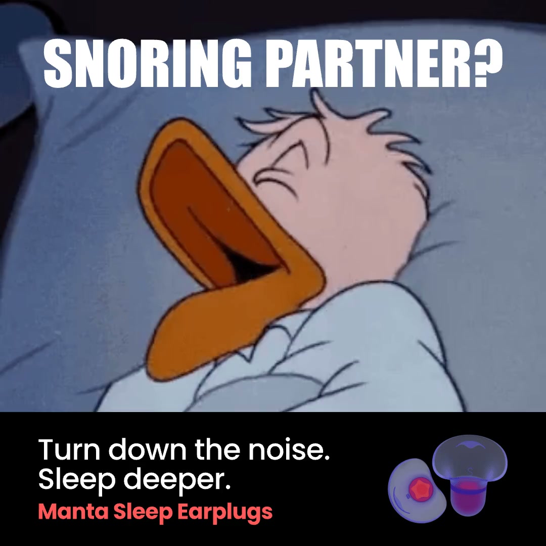 Manta Sleep Facebook ad: They Snore. You Sleep.
