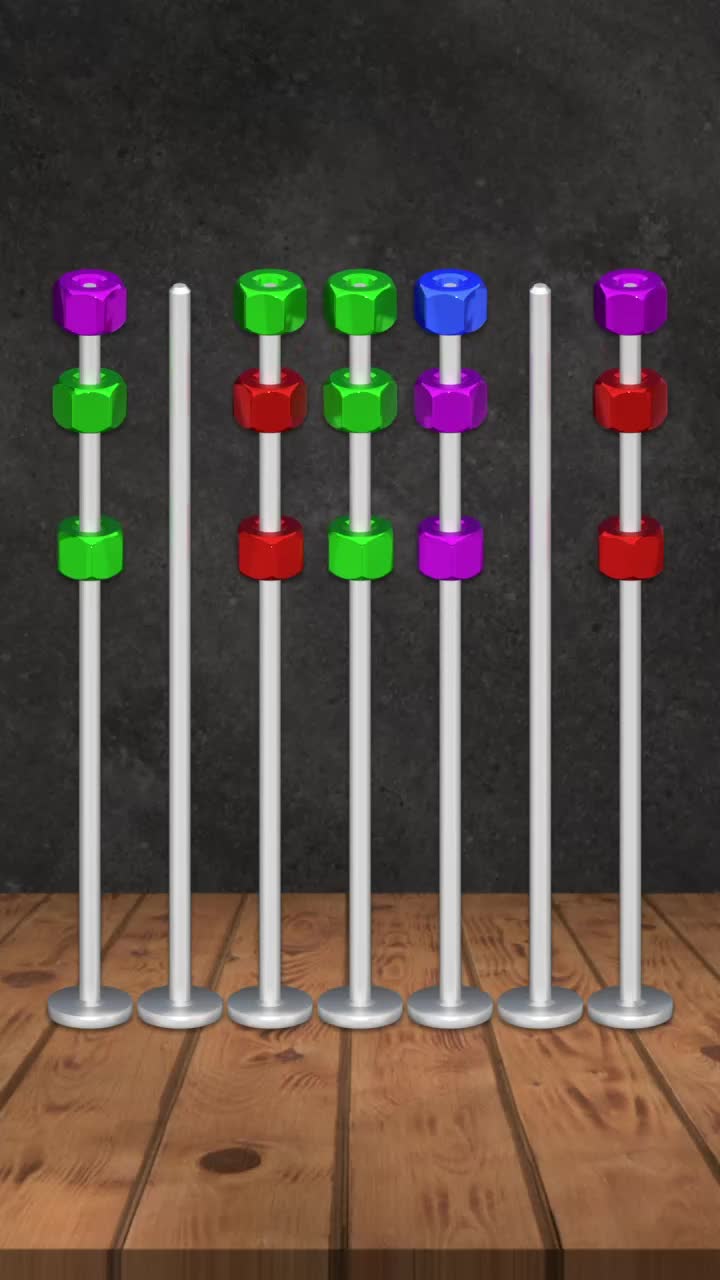 Nuts Factory: Sort Puzzle Facebook ad: Download Now