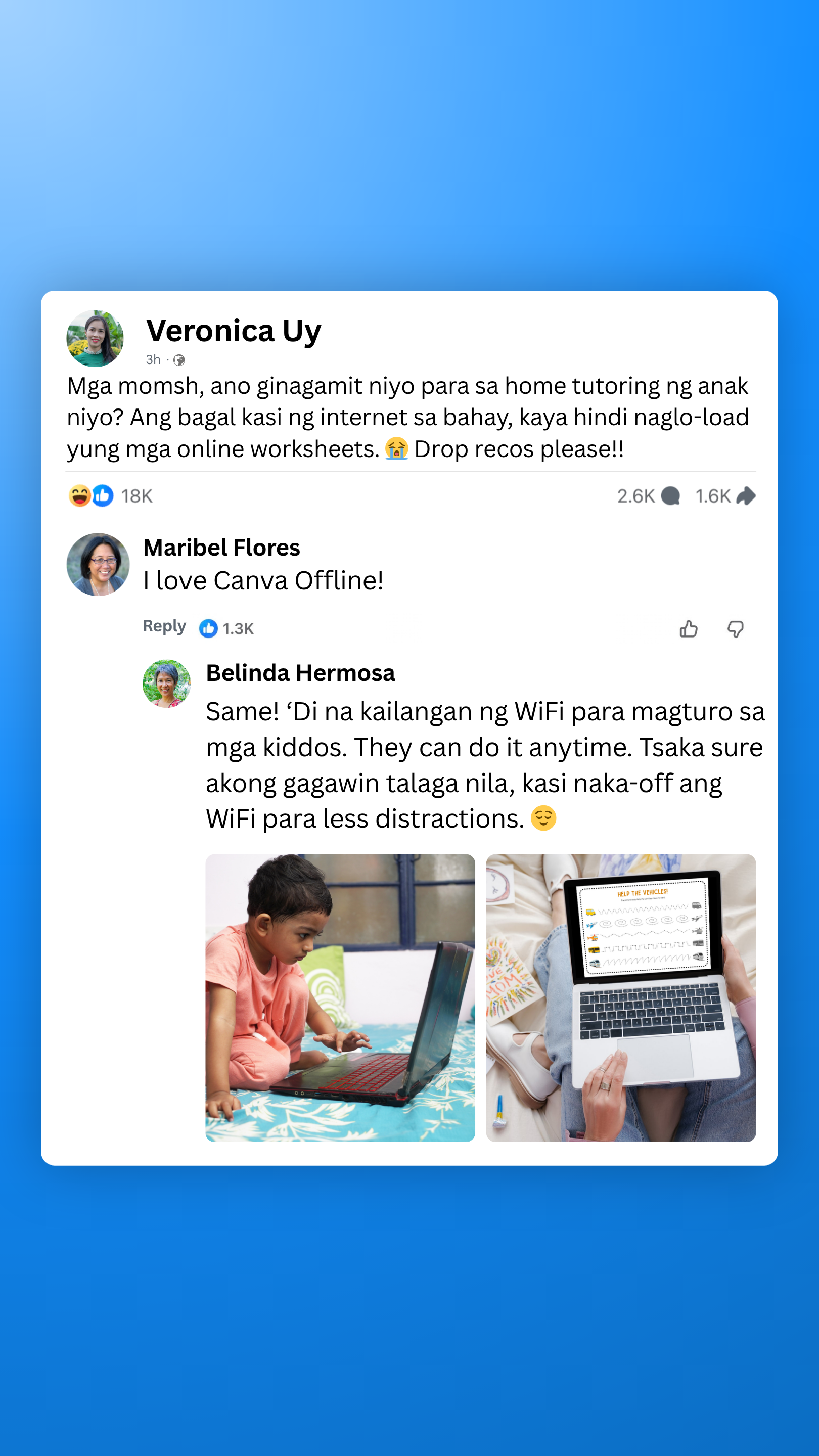 Canva Facebook ad