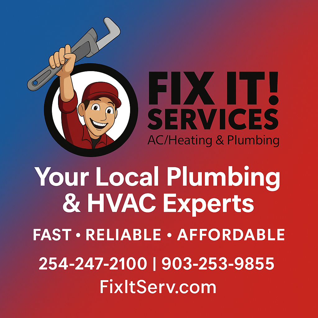 Fix It Services Facebook ad: Plumbing or HVAC problems?