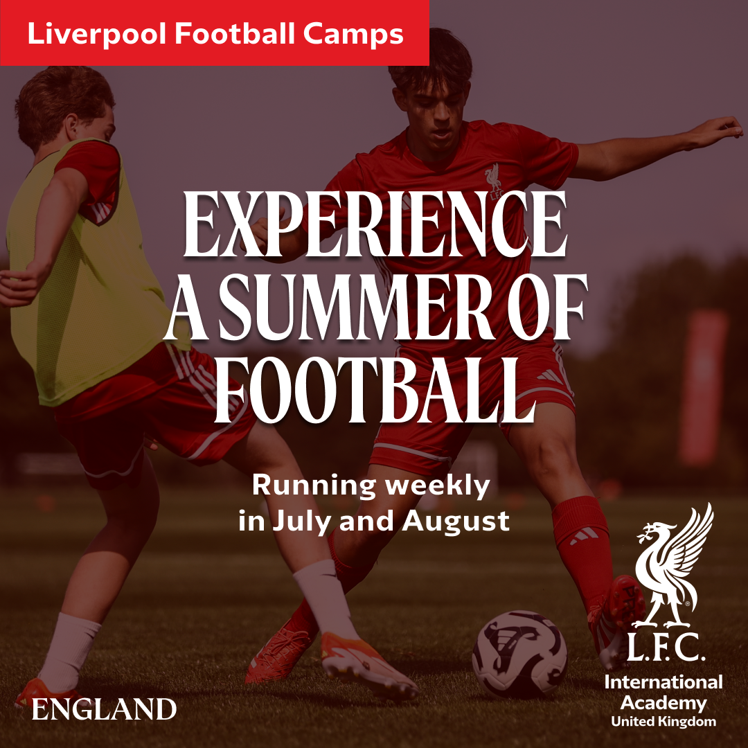 Liverpool FC Camps in UK Facebook ad: Liverpool FC Camps