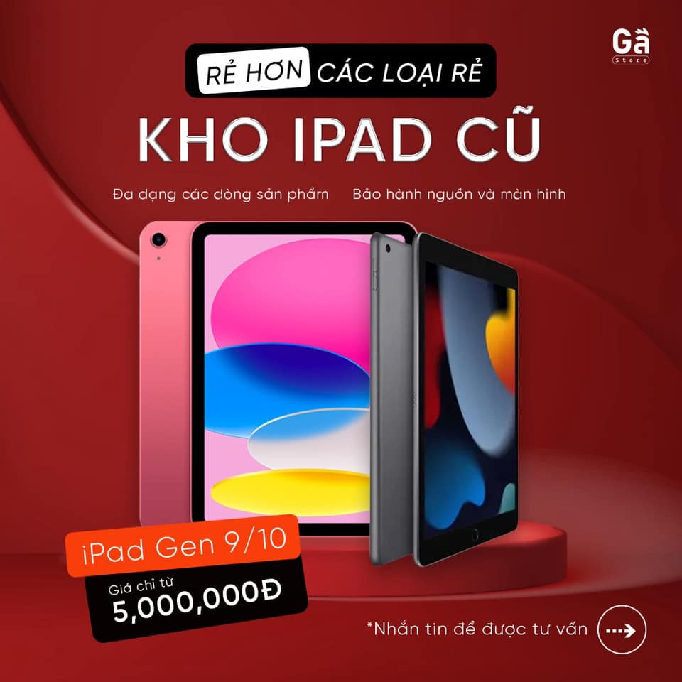 Gà Store Facebook ad: Bạn đang tìm nơi để mua chiêc IPad…