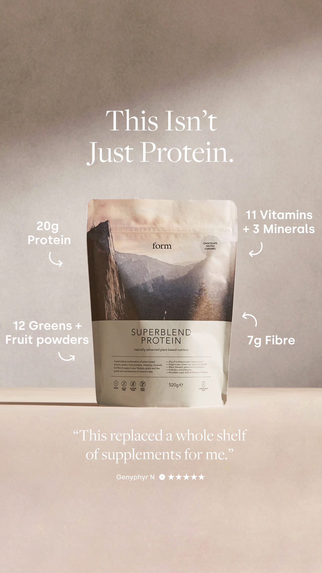 Form Nutrition Facebook ad