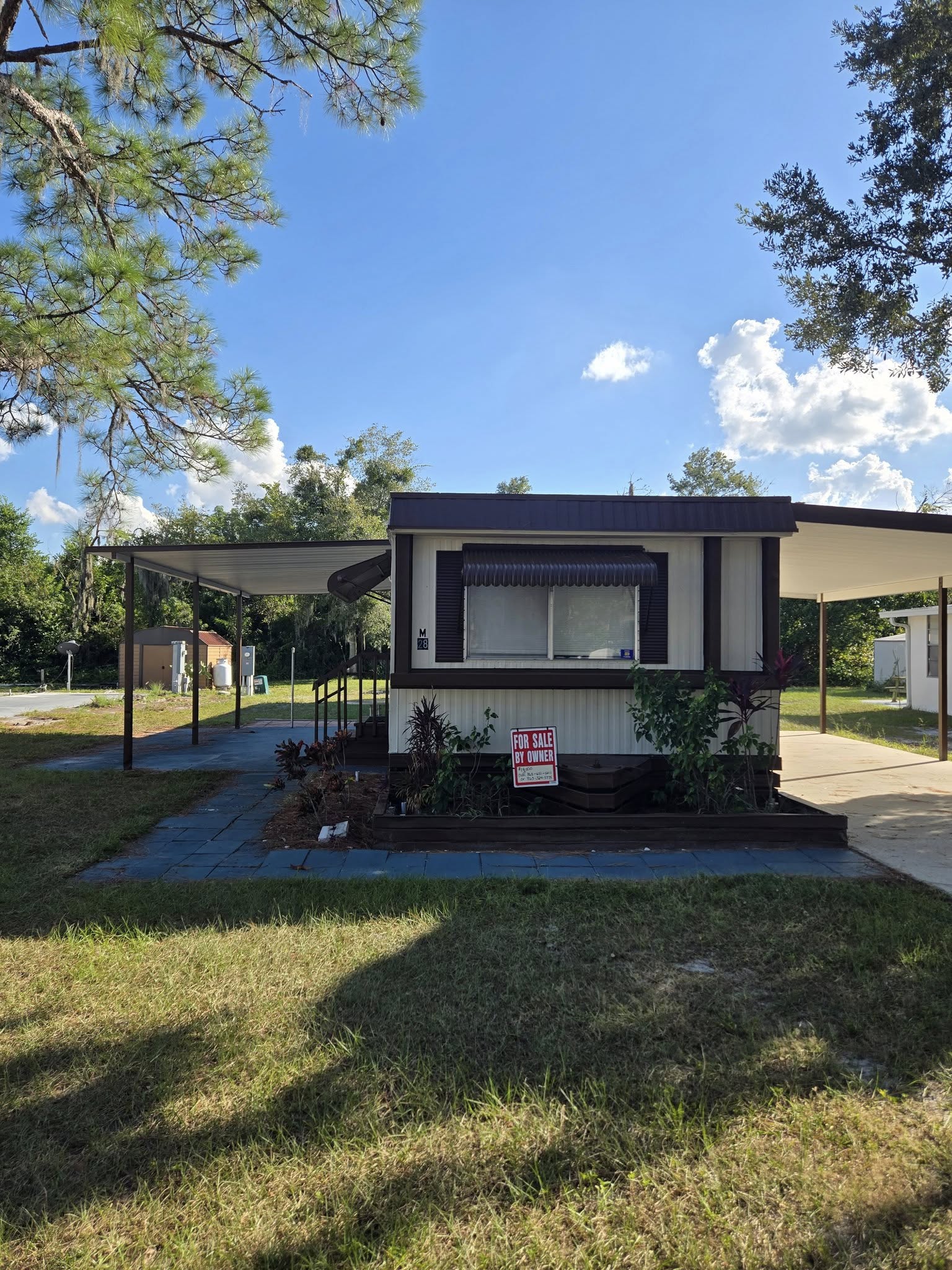 Hammondell Campsites Facebook ad: Move-In Ready Home in a 55+ Active Community…