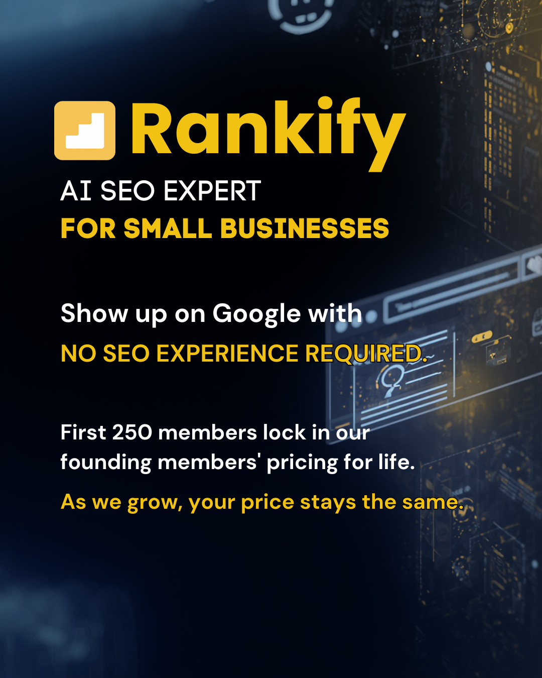 Rankify Facebook ad