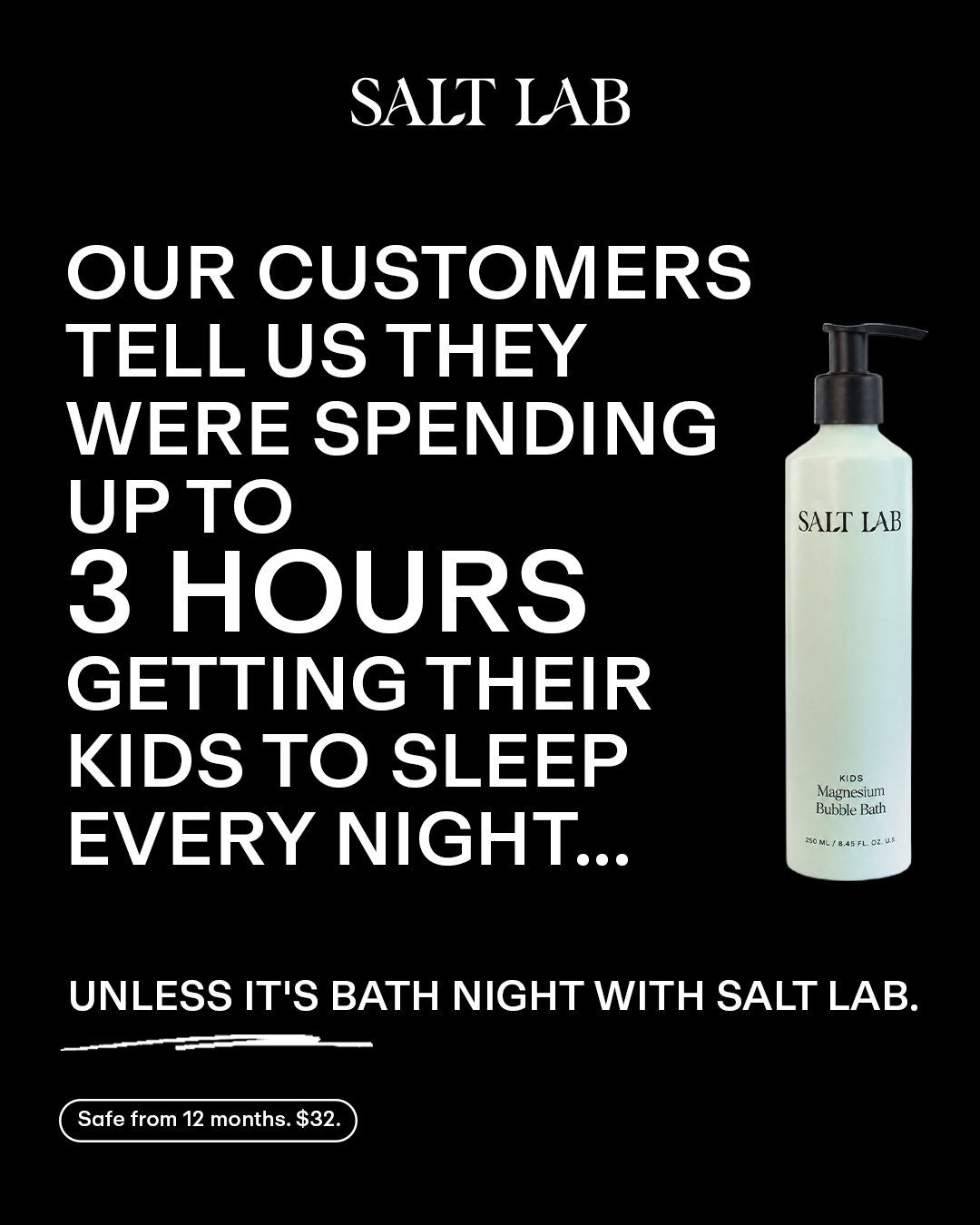Salt Lab Facebook ad