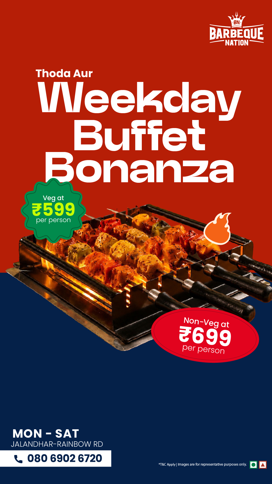 Barbeque Nation Facebook ad