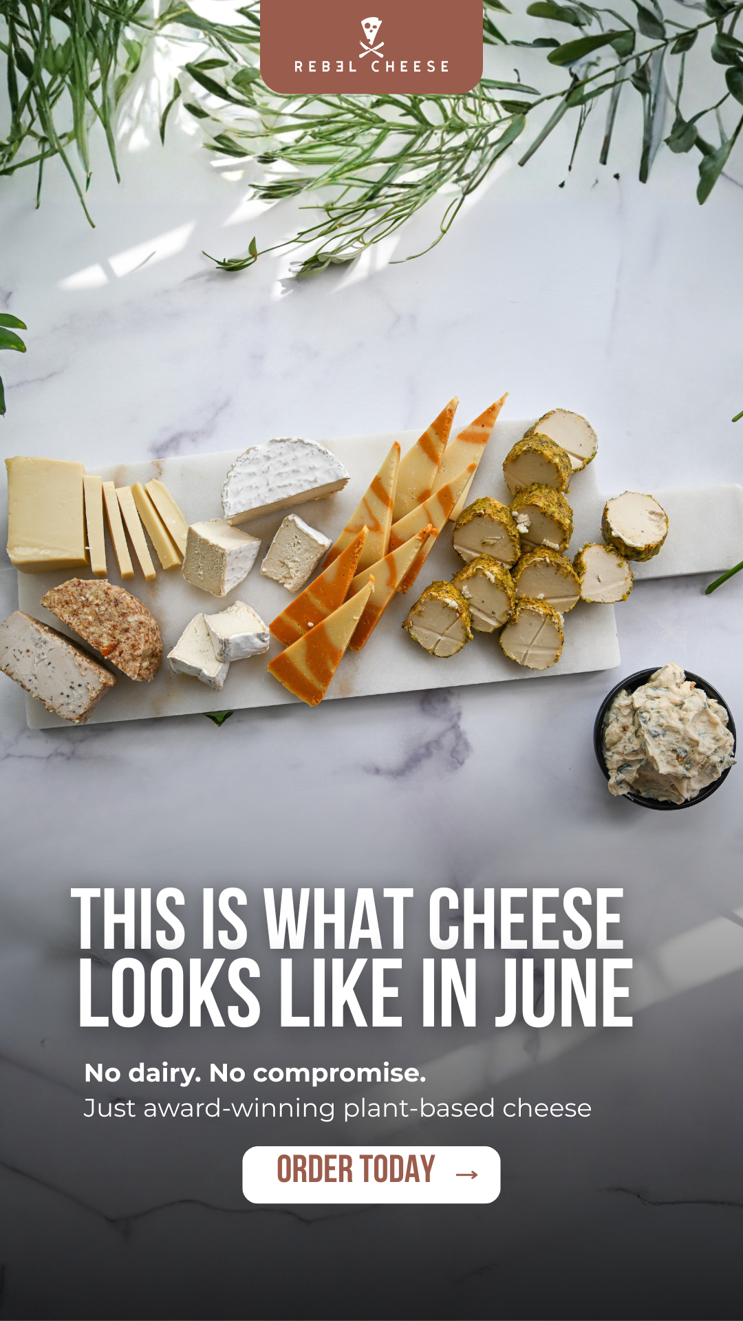 Rebel Cheese Facebook ad