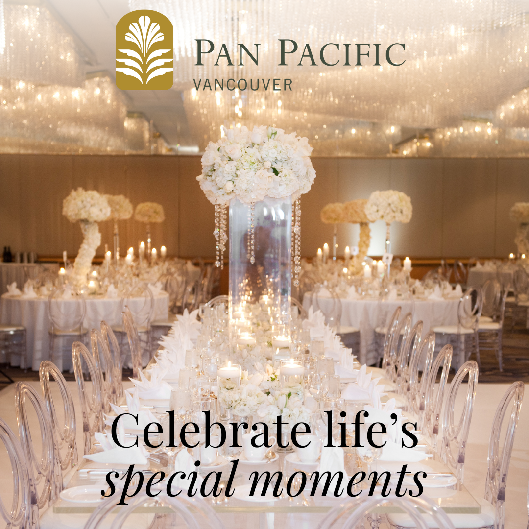 Pan Pacific Vancouver Facebook ad: An unforgettable setting for moments of a lifetime.