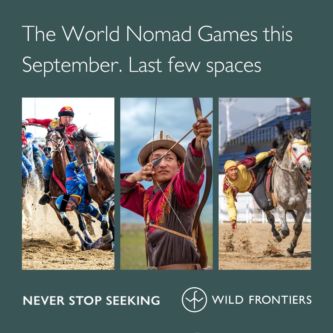 Wild Frontiers Adventure Travel Facebook ad: Kyrgyzstan: World Nomad Games | Wild Frontiers