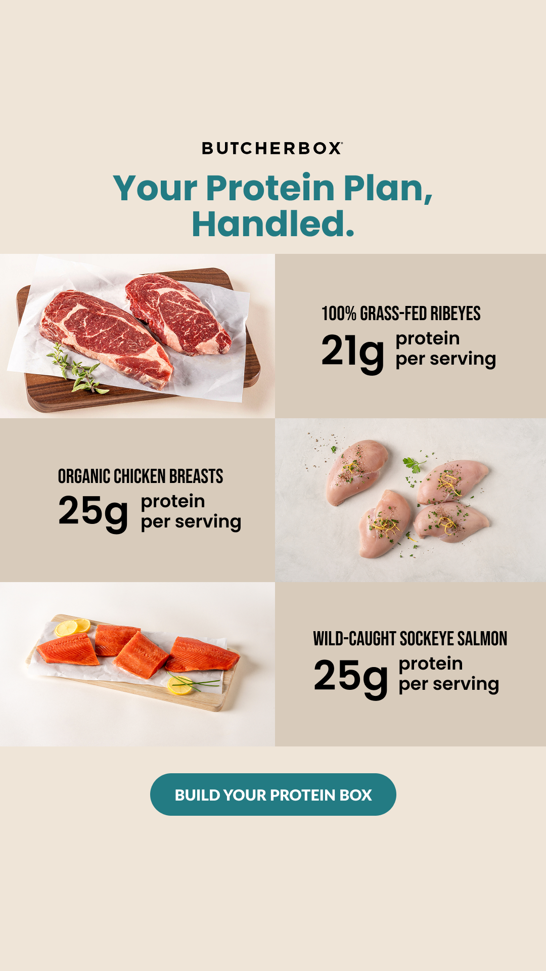 ButcherBox Facebook ad