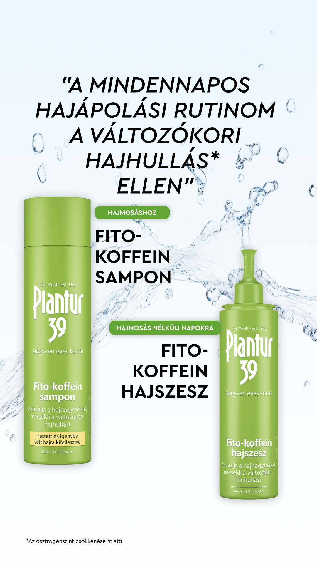 Plantur Facebook ad: Láthatóan erősebb haj 3 hónap alatt