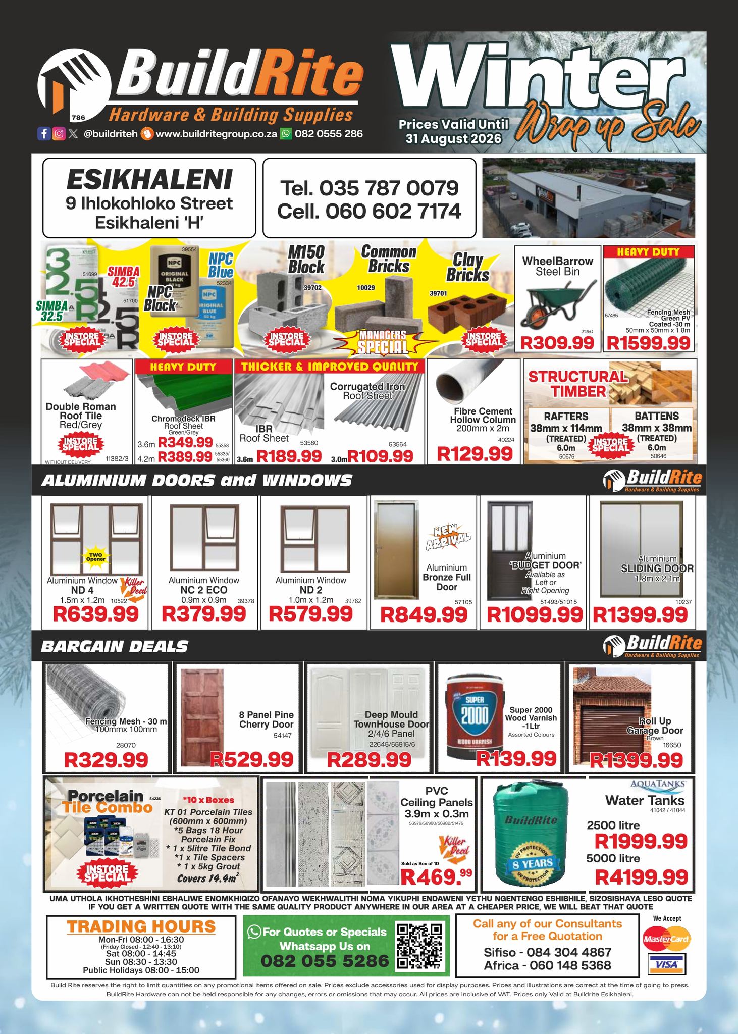 Build Rite Hardware Facebook ad