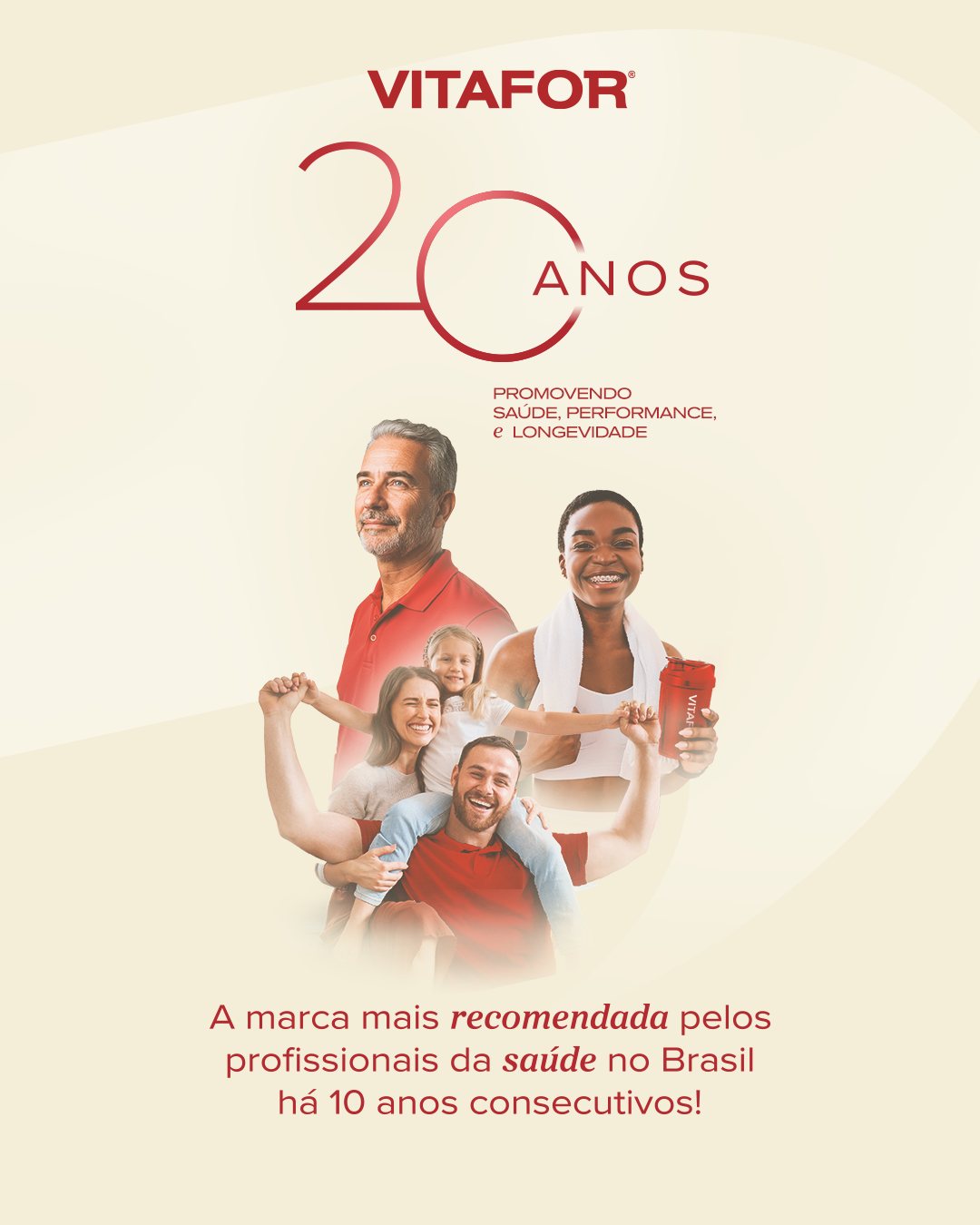 Vitafor Europe Facebook ad: Há 20 anos que promovemos saúde, performance e…