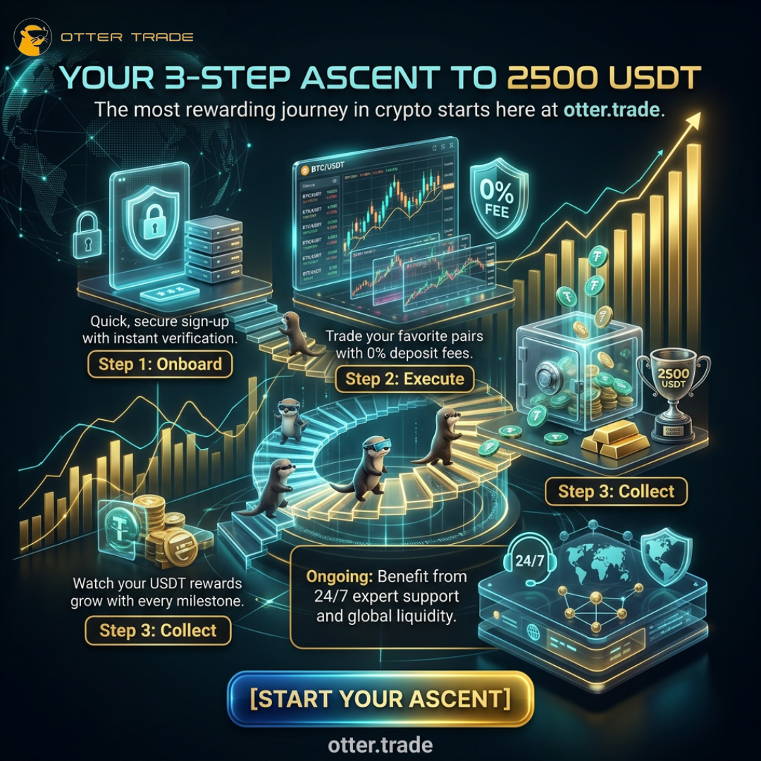 Otter.Trade Facebook ad: Start Your Ascent To 2500 USDT
