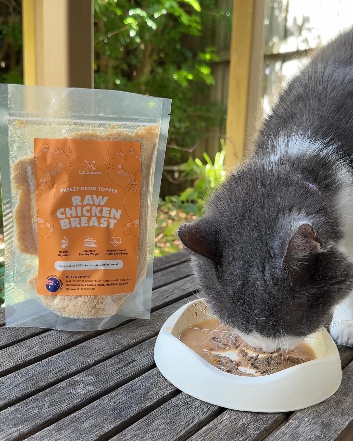 Cat Snacks Facebook ad