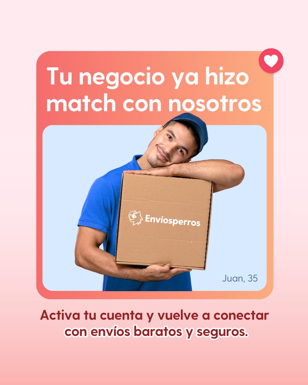 Envíosperros Facebook ad