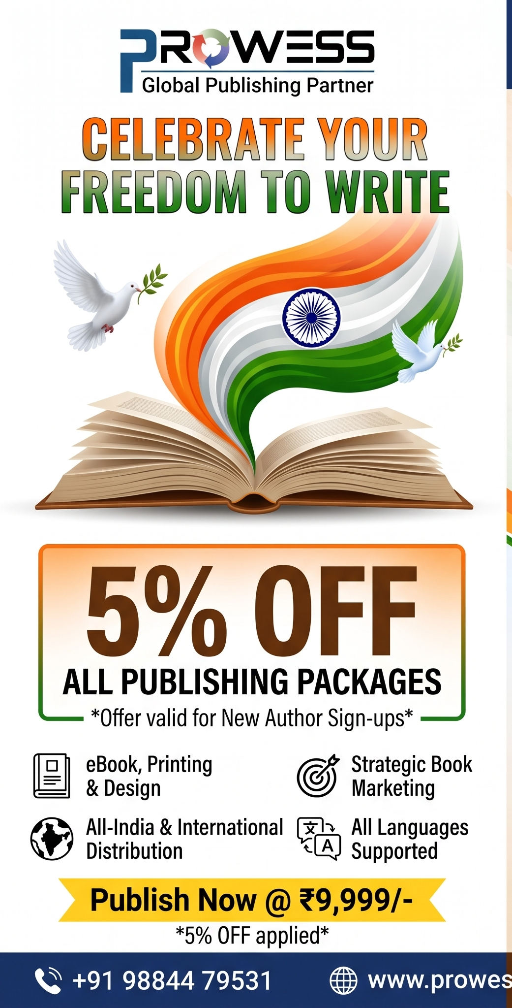 Prowess Publishing Facebook ad from Aug 4, 2026
