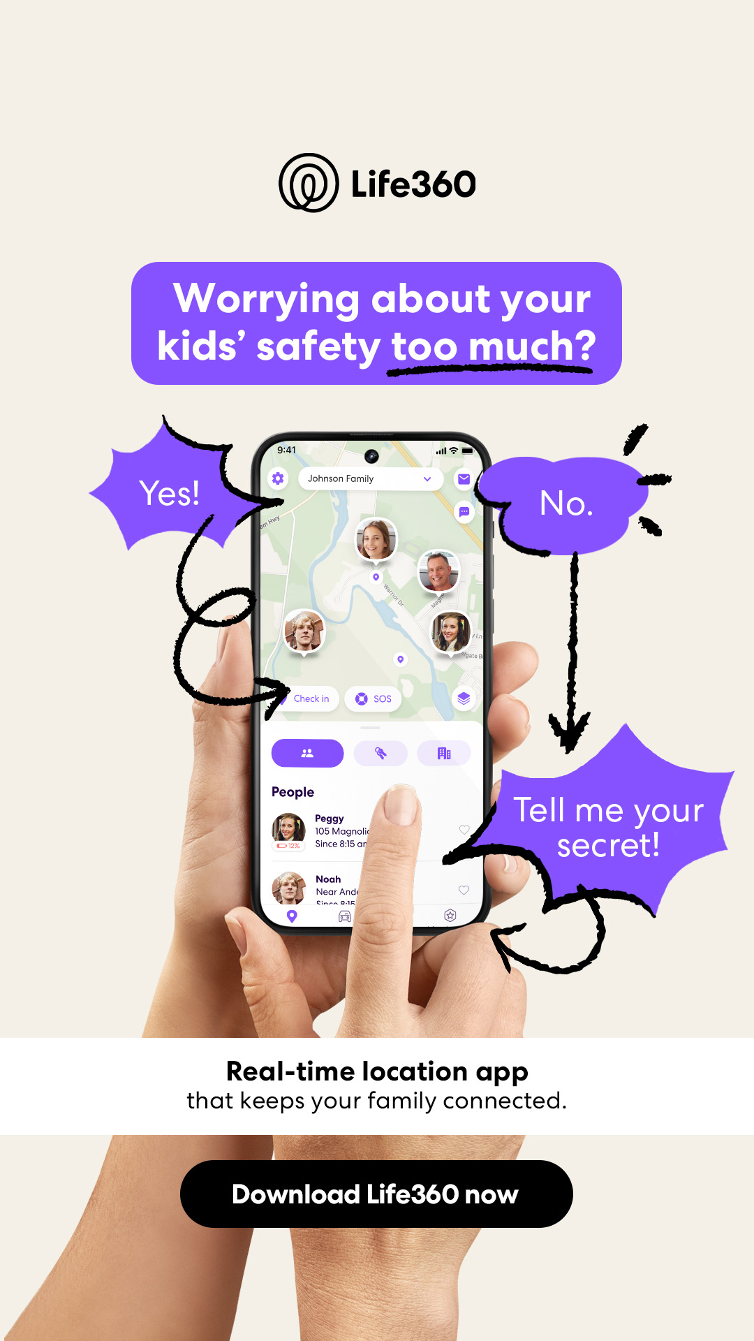 Life360 Facebook ad