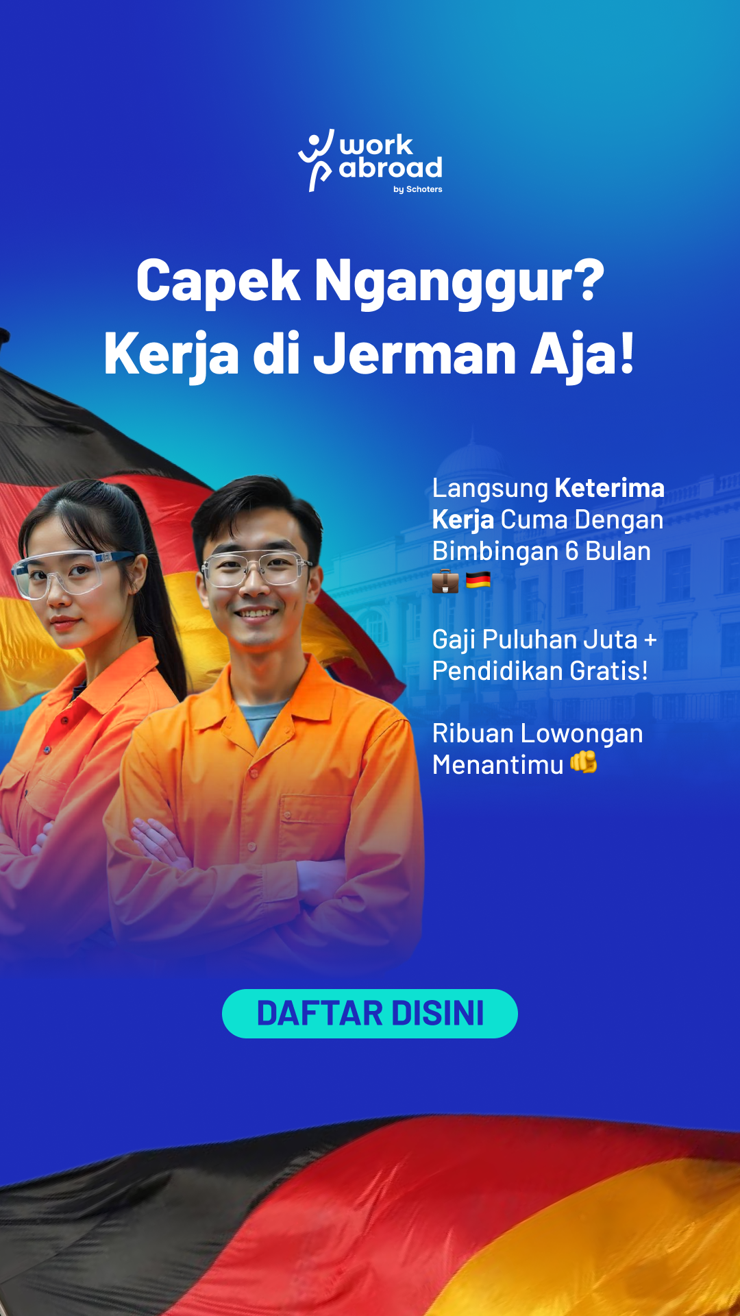 Work Abroad by Schoters Jawa Barat Facebook ad