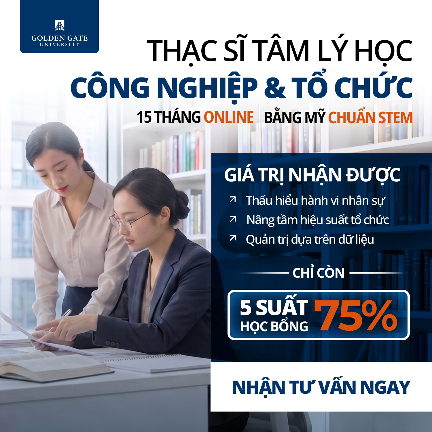 Golden Gate University Facebook ad