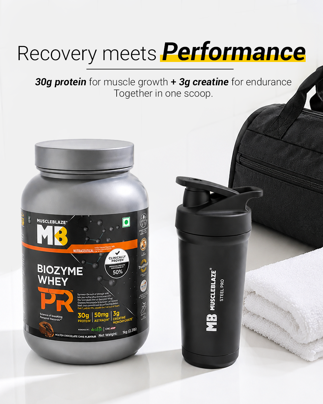 MuscleBlaze Facebook ad