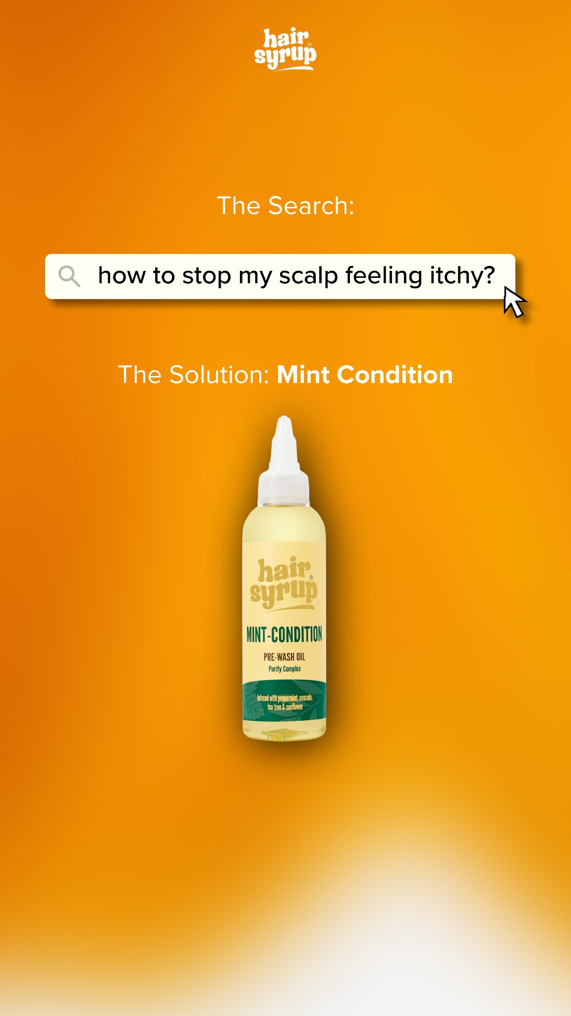 Hair Syrup Facebook ad