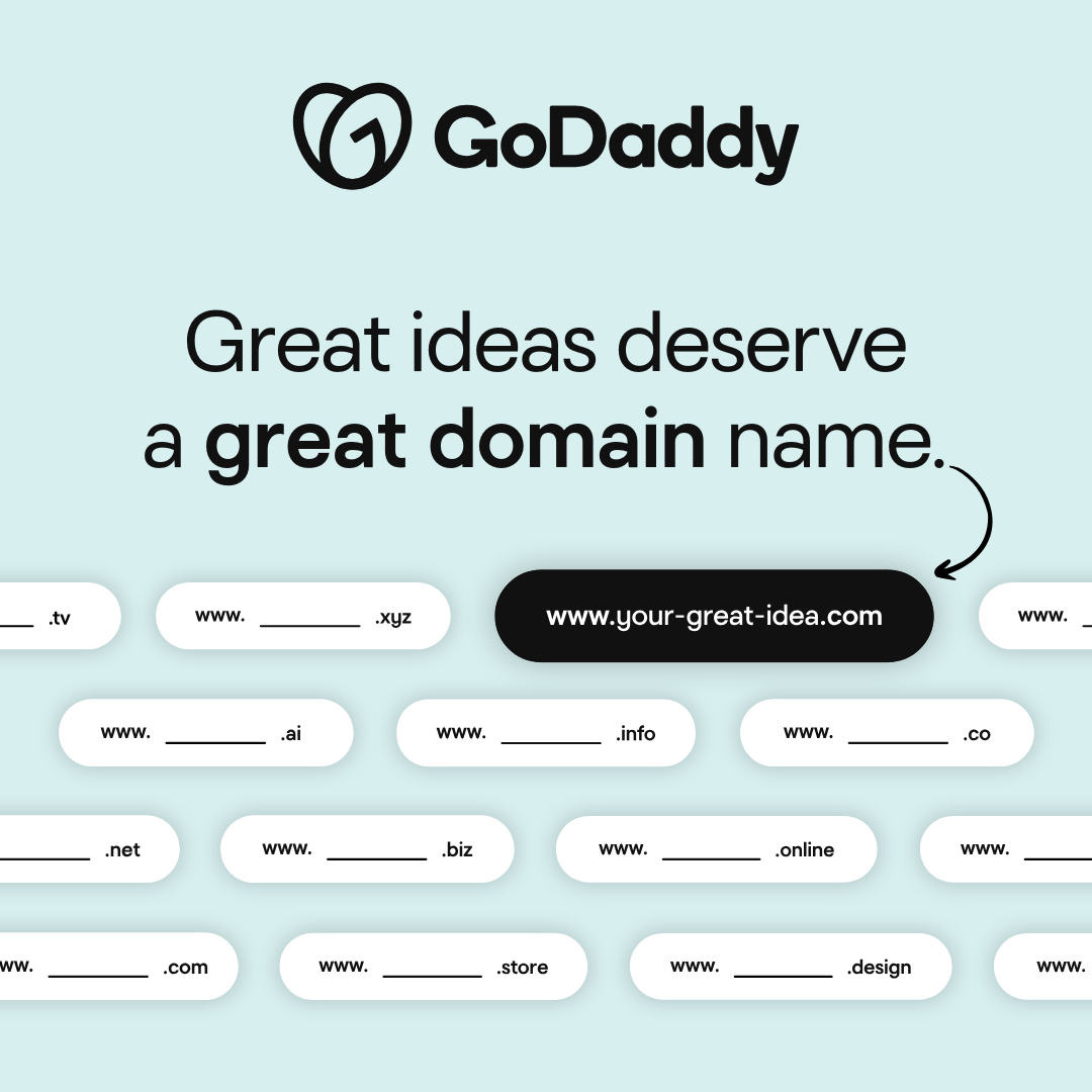 GoDaddy Facebook ad