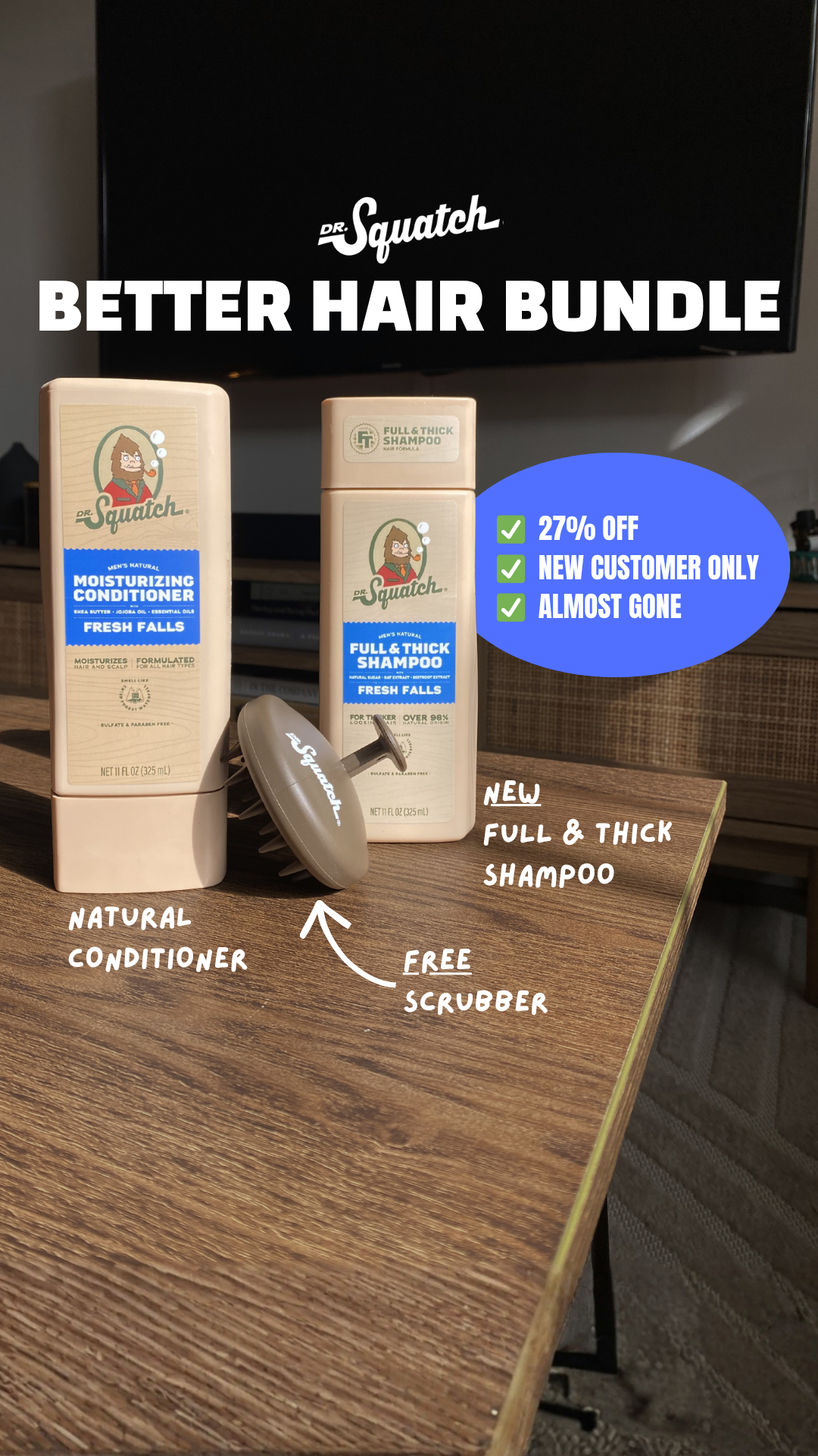Dr. Squatch Facebook ad