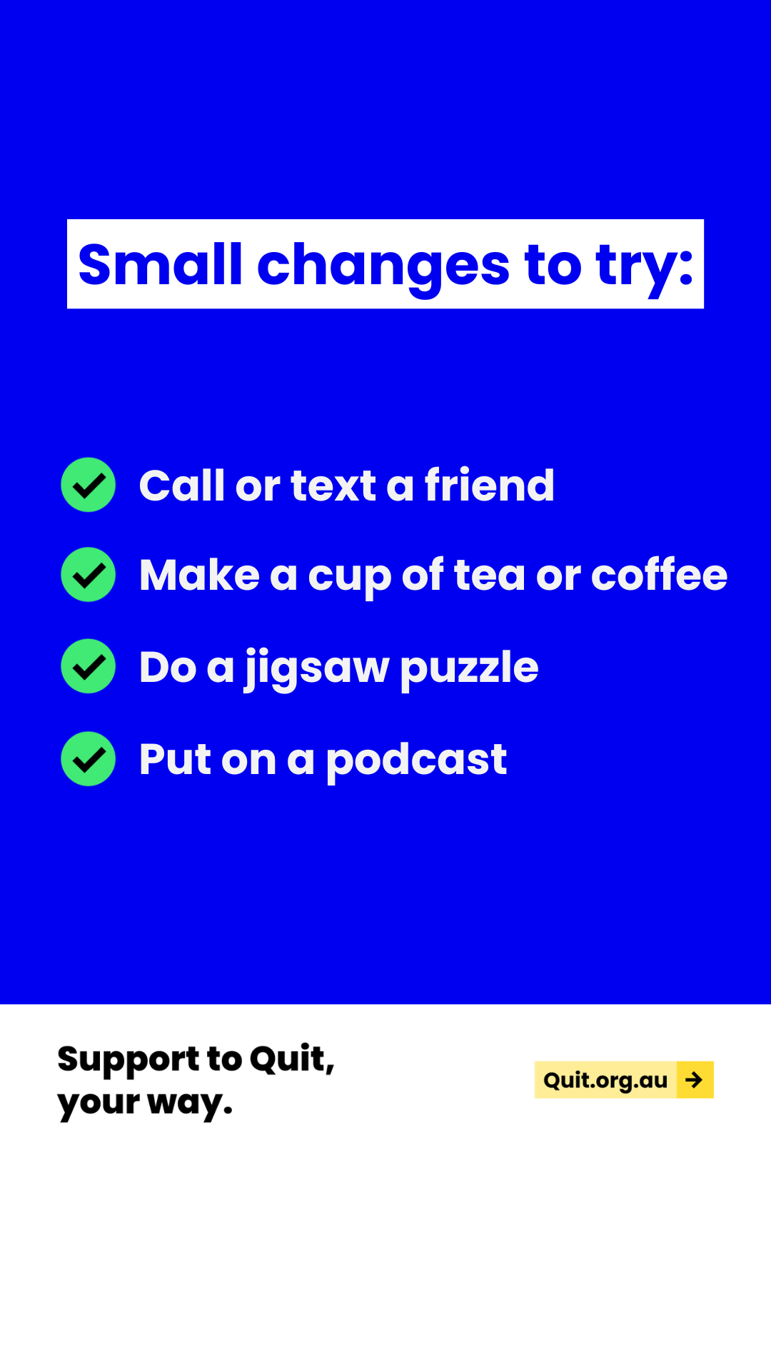 Quit Facebook ad