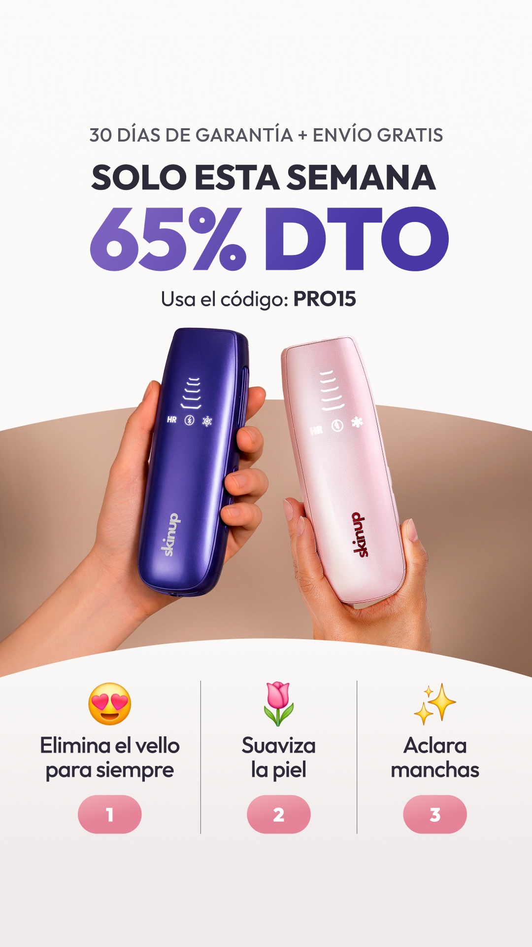 SkinUp México Facebook ad