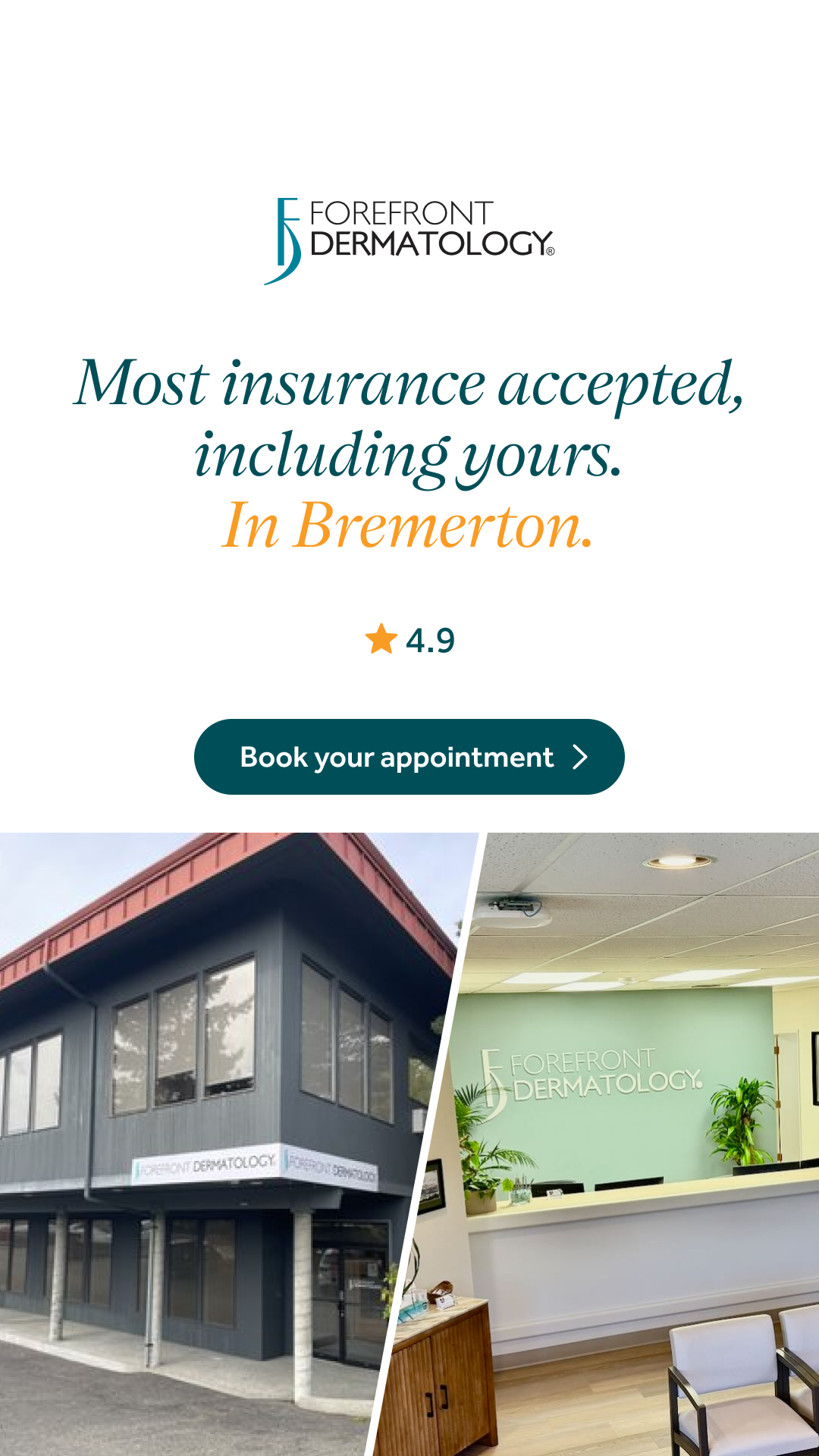 Forefront Dermatology Bremerton, WA Facebook ad from Jun 15, 2026