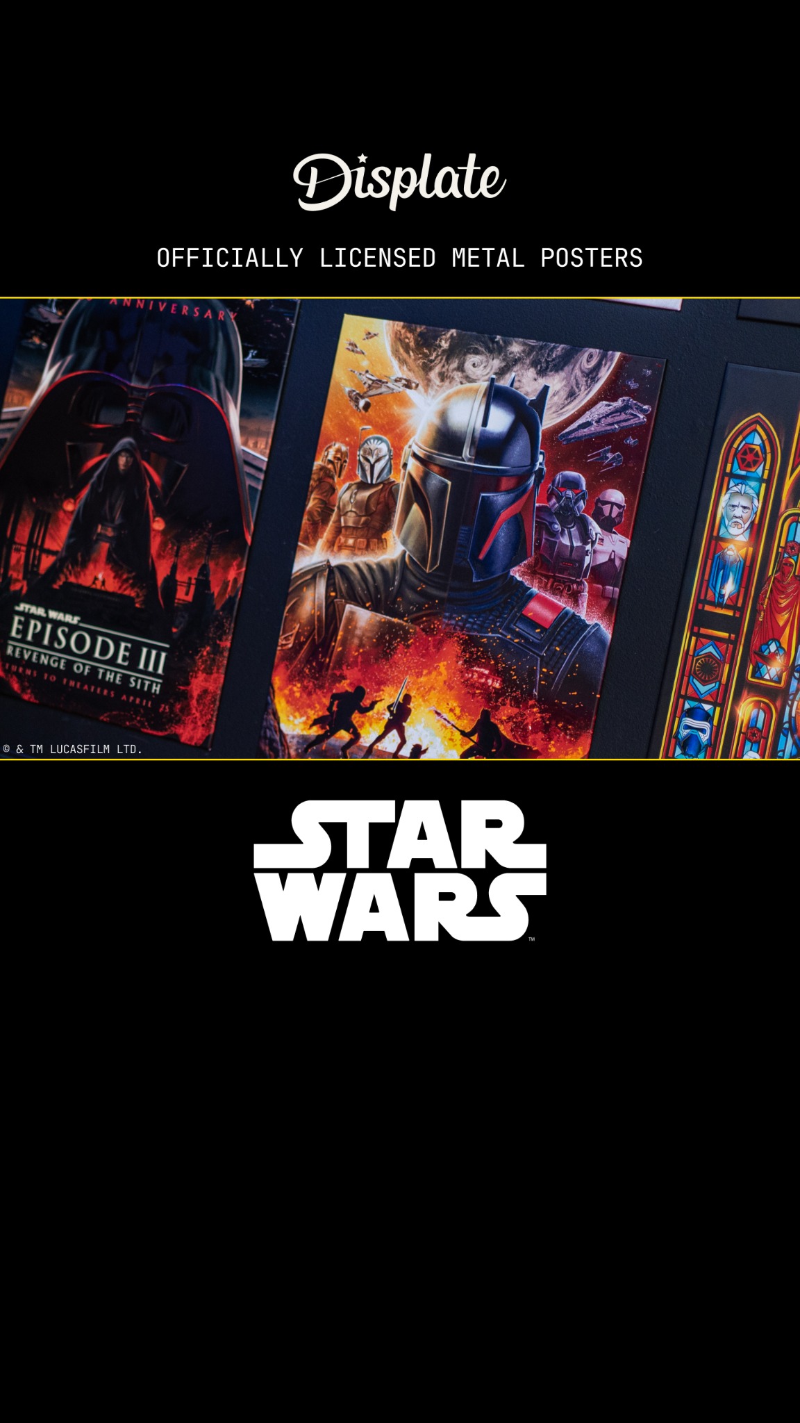 Displate Facebook ad