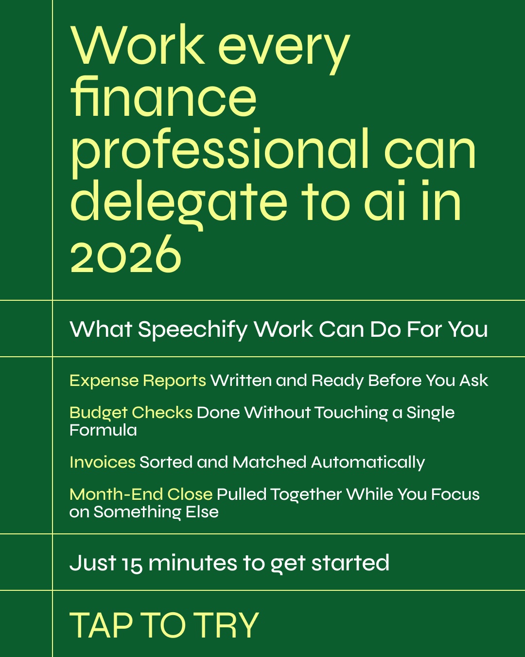Speechify Work Facebook ad