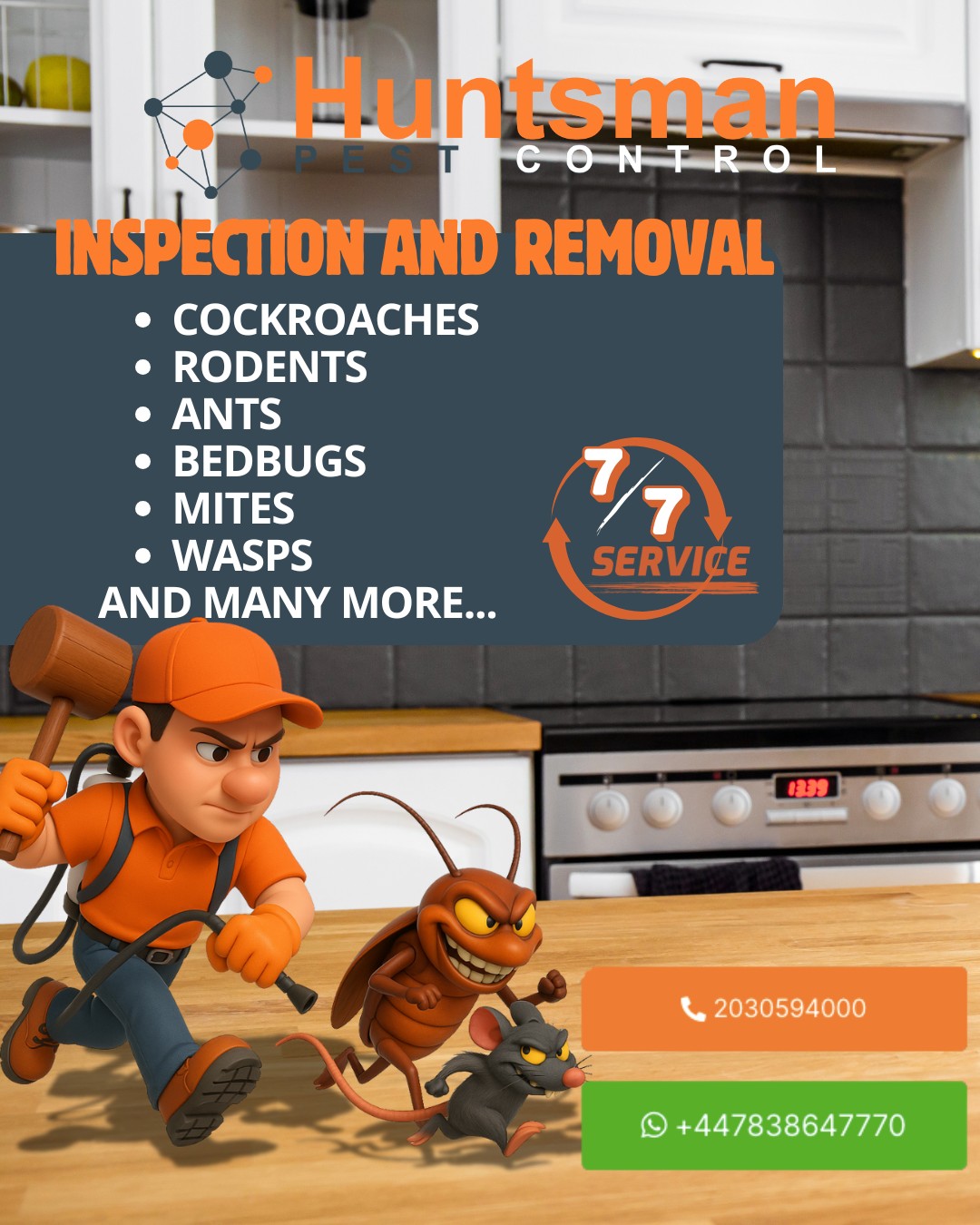Huntsman UK Services Facebook ad: Whether you want premium protection or a smart…