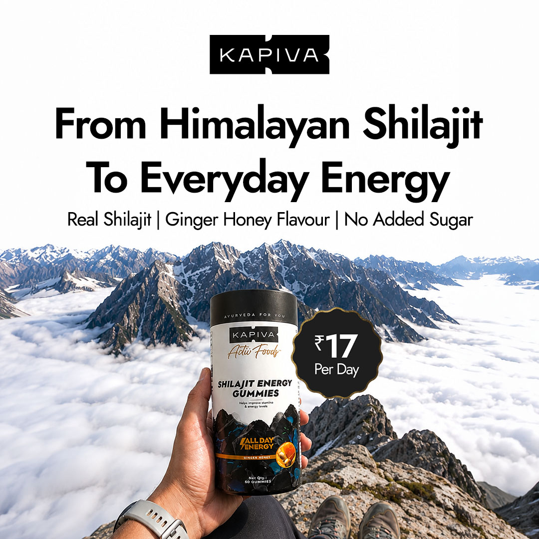 Daily Wellness Solutions by Kapiva Facebook ad: Experience All day Energy with Kapiva’s Shilajit Energy…