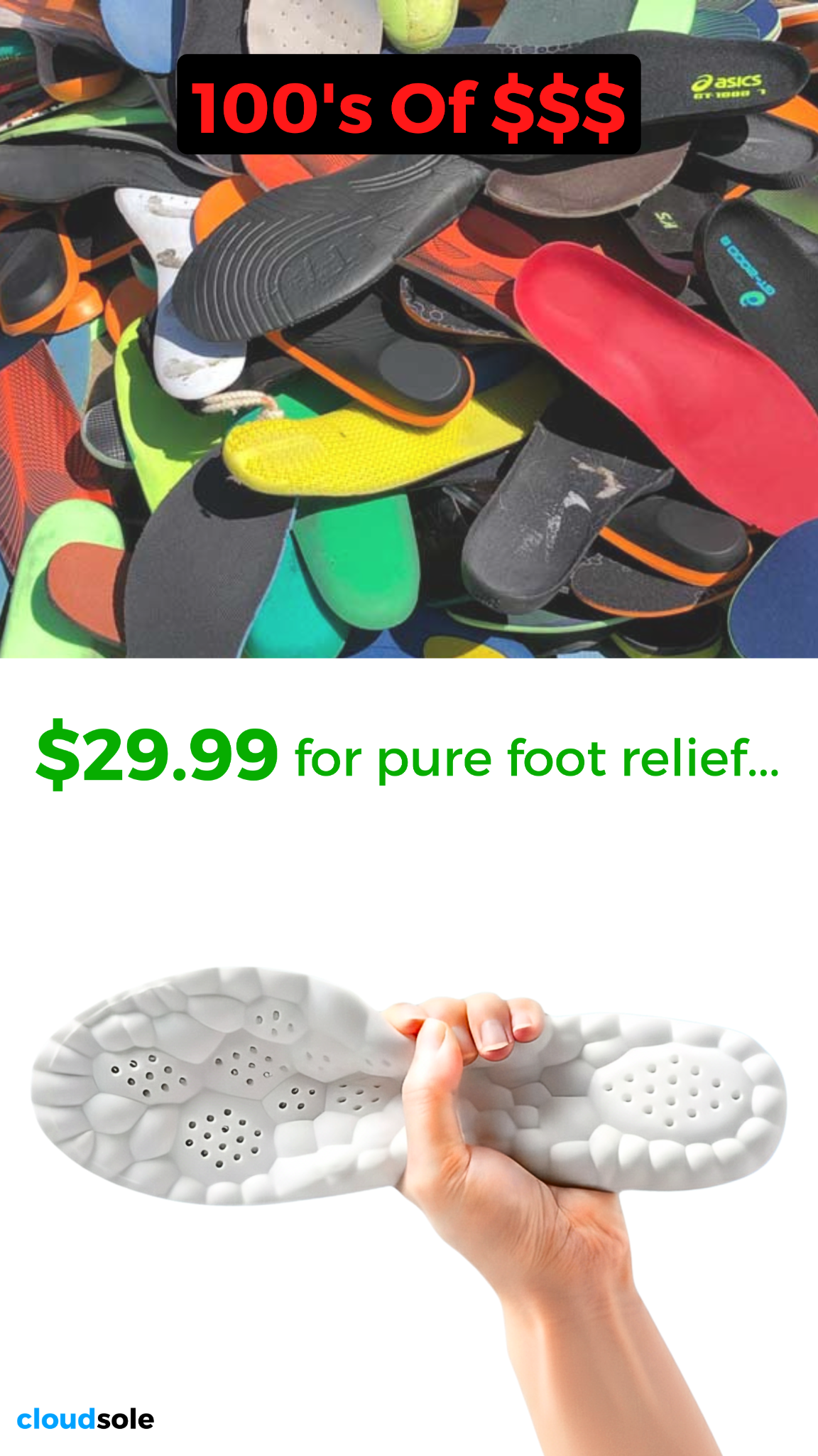 CloudSole Facebook ad