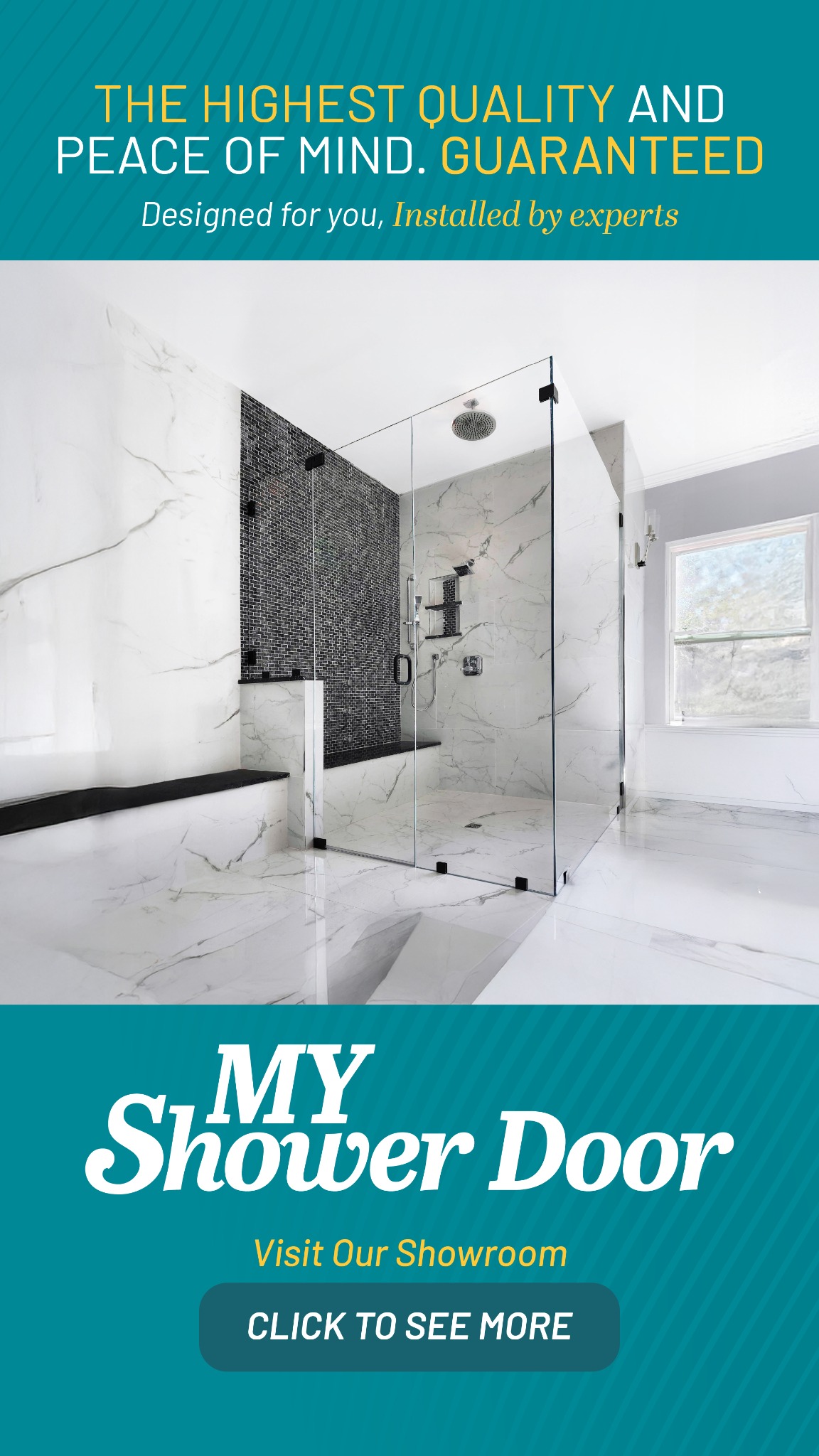 MY Shower Door Facebook ad from May 28, 2026