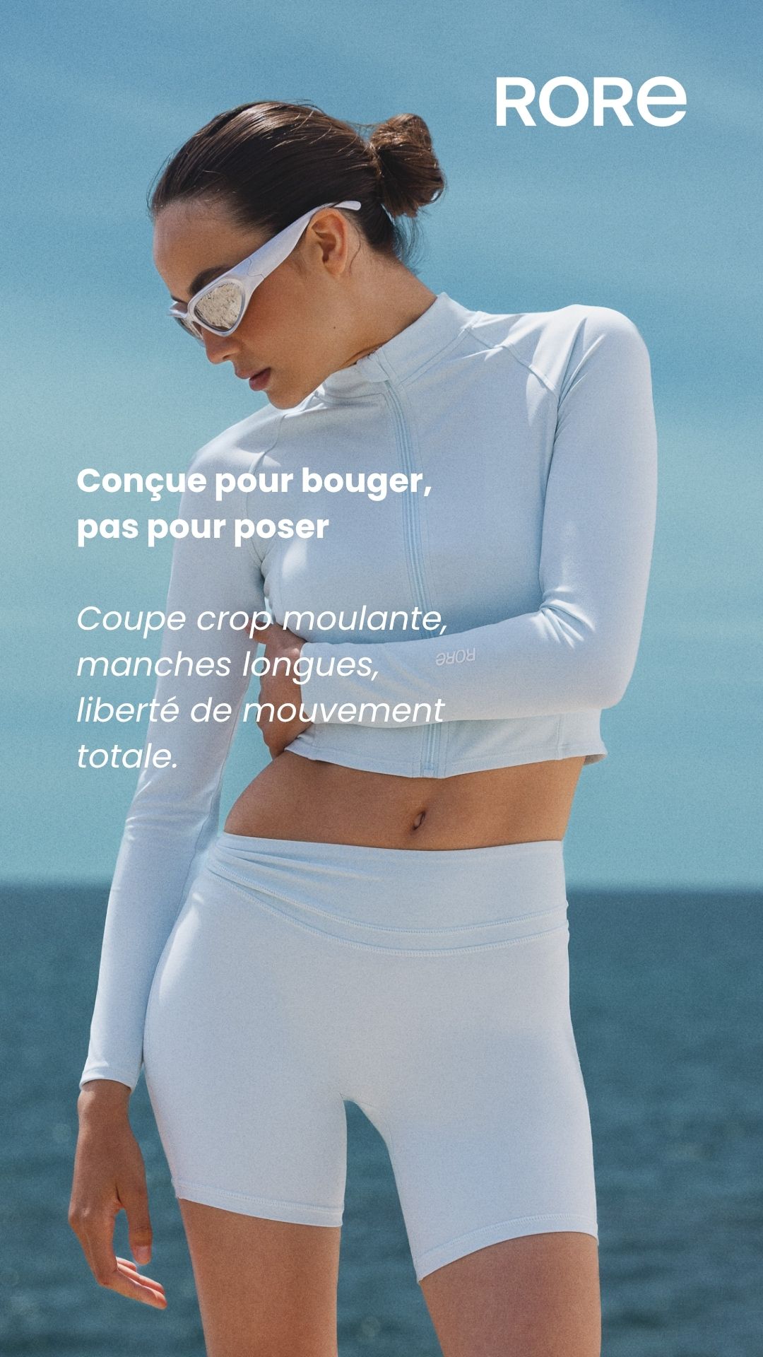 Rore Active Facebook ad: Veste ZIP TECH CROP