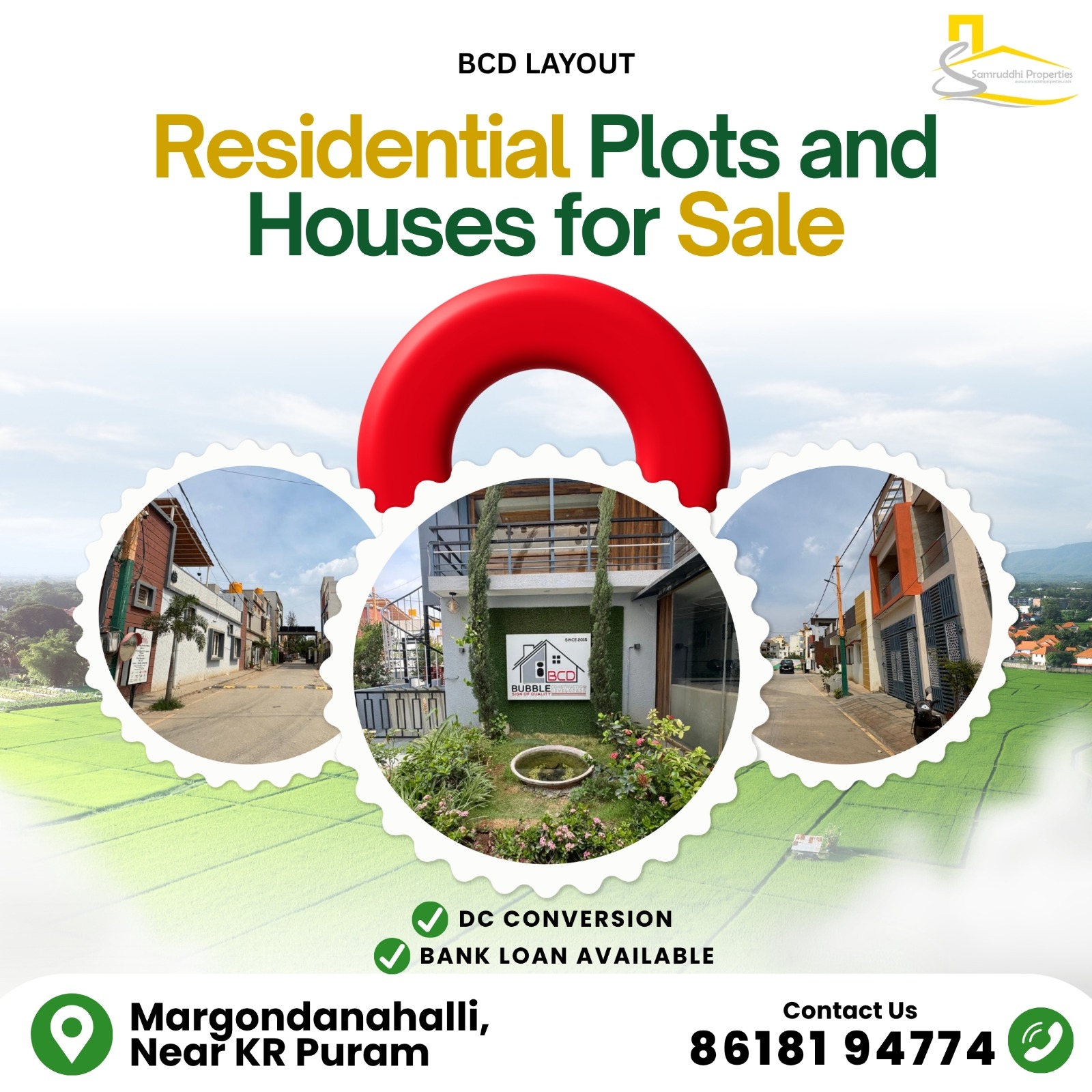 Samruddhi Properties Facebook ad: Ready Homes in East Bangalore