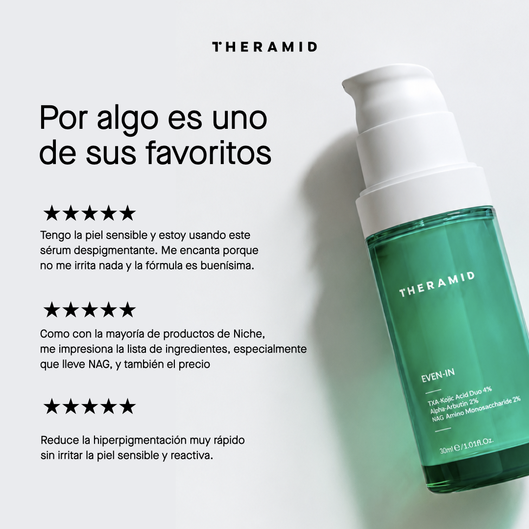 Niche Beauty Lab Facebook ad: Piel más uniforme, cada día.