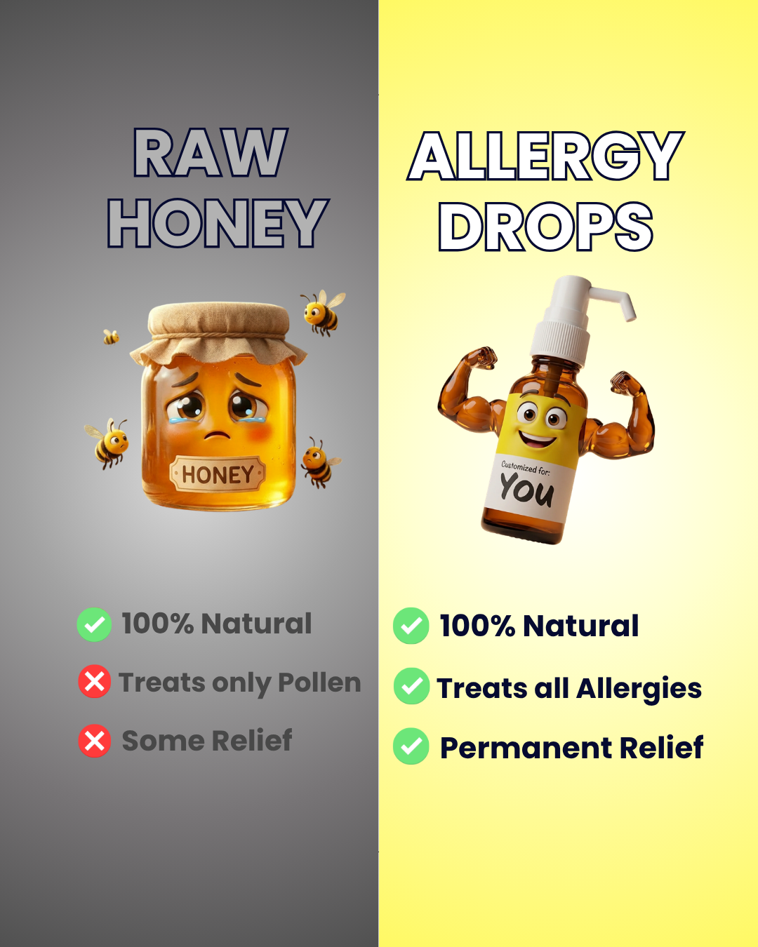 Curex Allergy Facebook ad