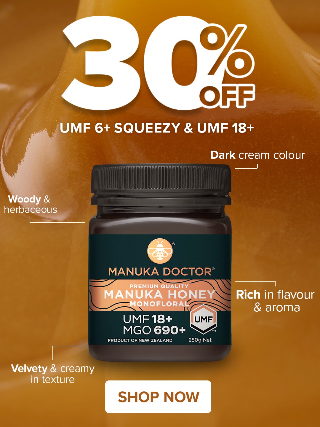 Manuka Doctor New Zealand Facebook ad