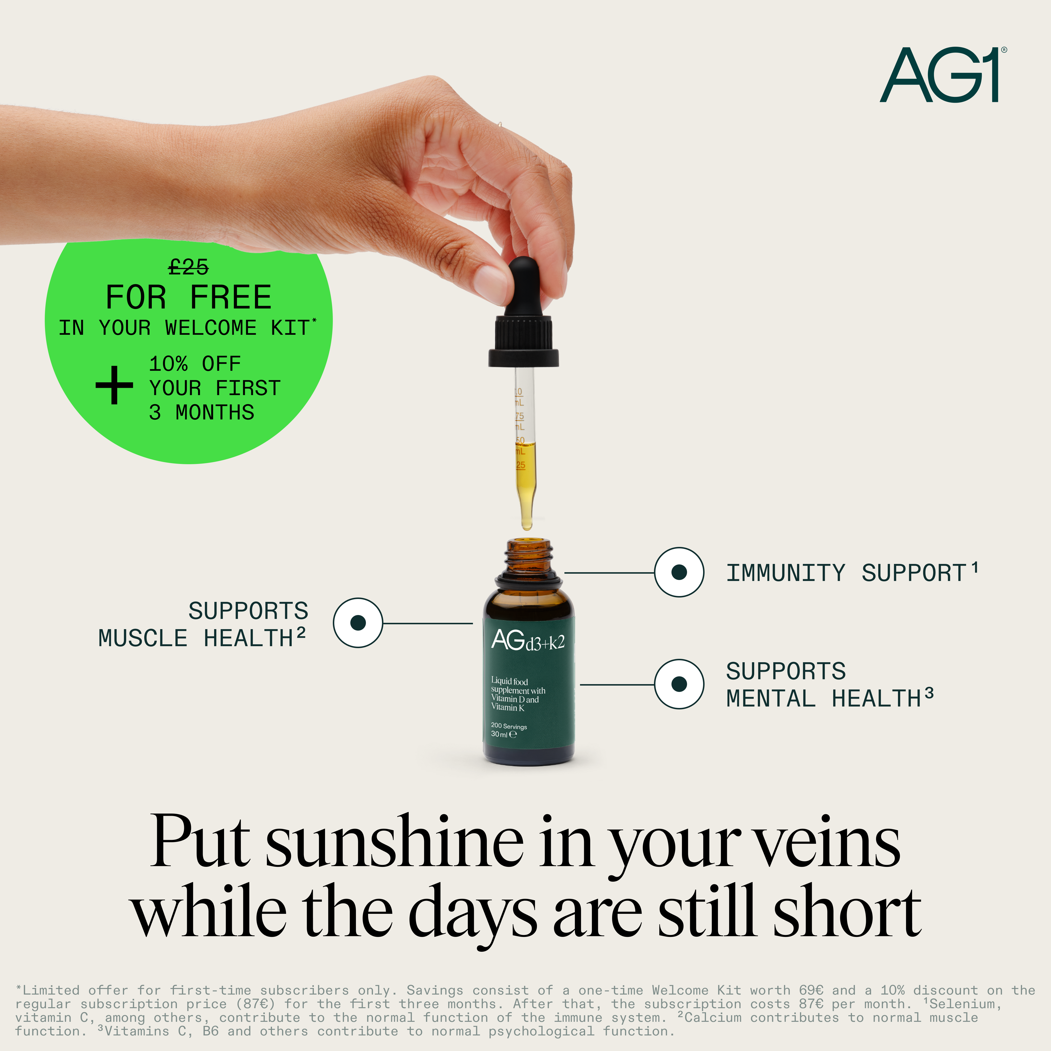 AG1 by Athletic Greens Facebook ad