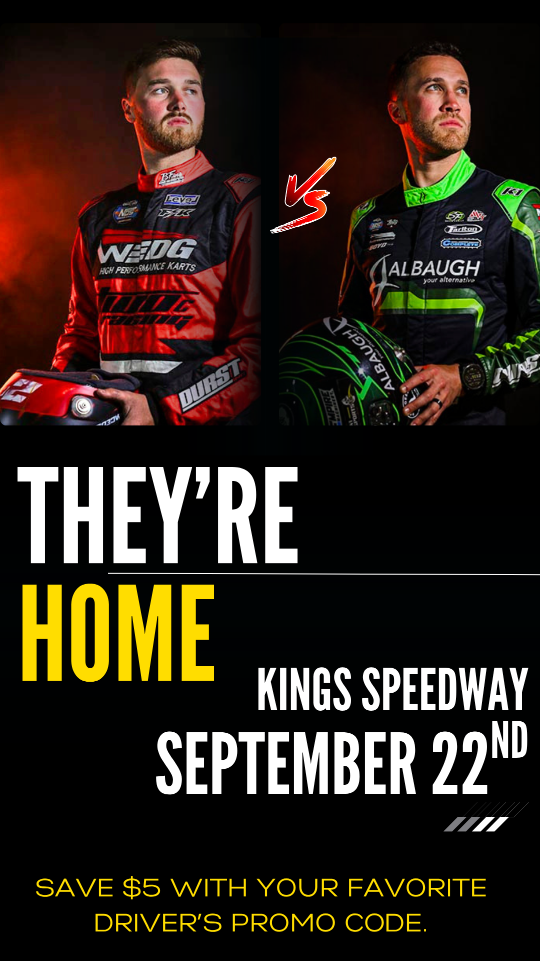 World of Outlaws Sprint Car Series Facebook ad: Team Carson?